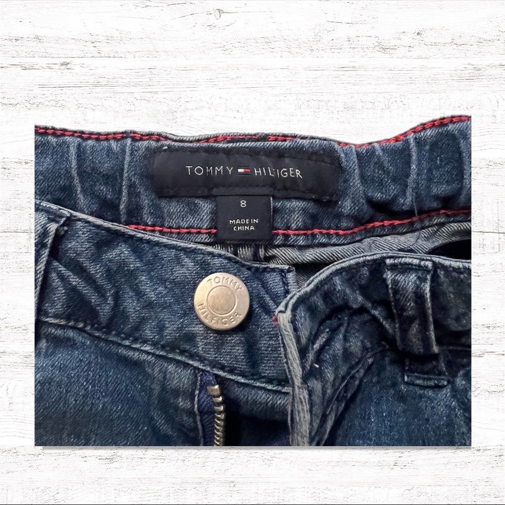 Tommy Hilfiger Denim Jean Shorts Girls size 8 - Picture 3 of 4